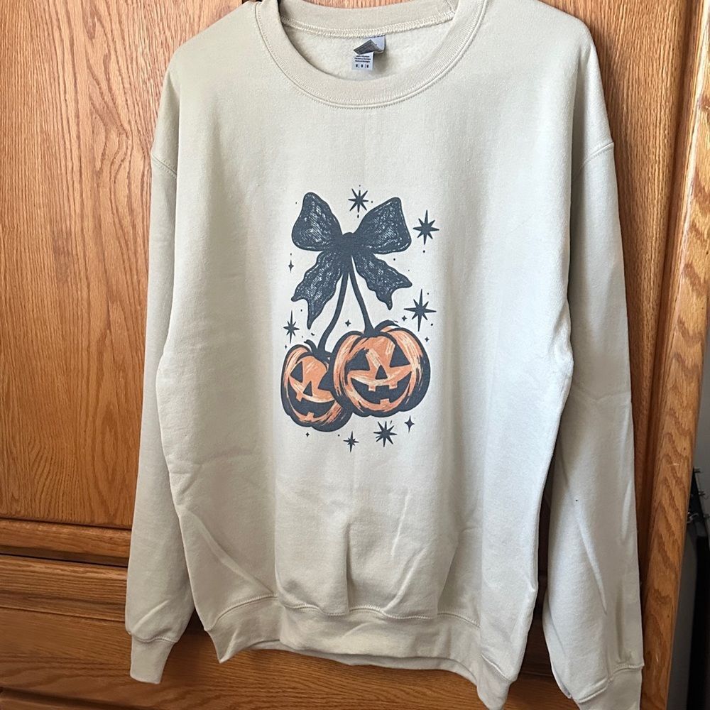 Pumpkin cherry sweatshirt